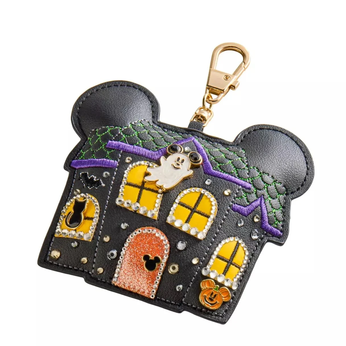 Mickey Mouse Ghost Haunted House Bag Charm
