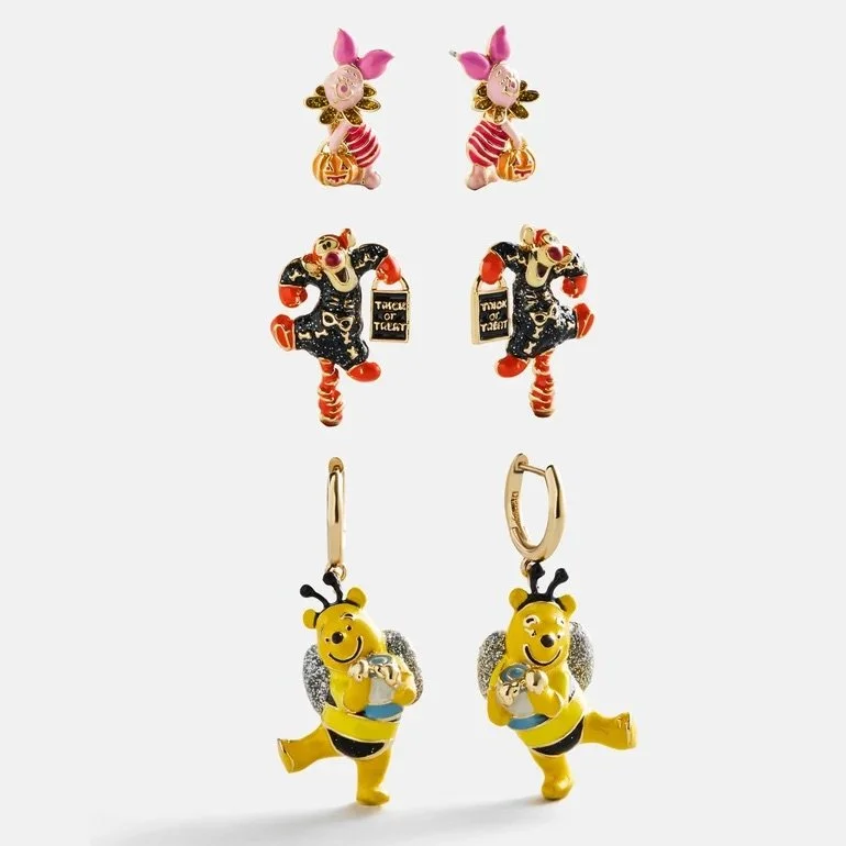 Pooh &amp; Pals Halloween Earring Set