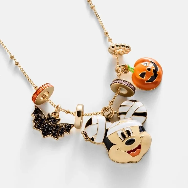 Mickey Mummy Halloween Charm Necklace