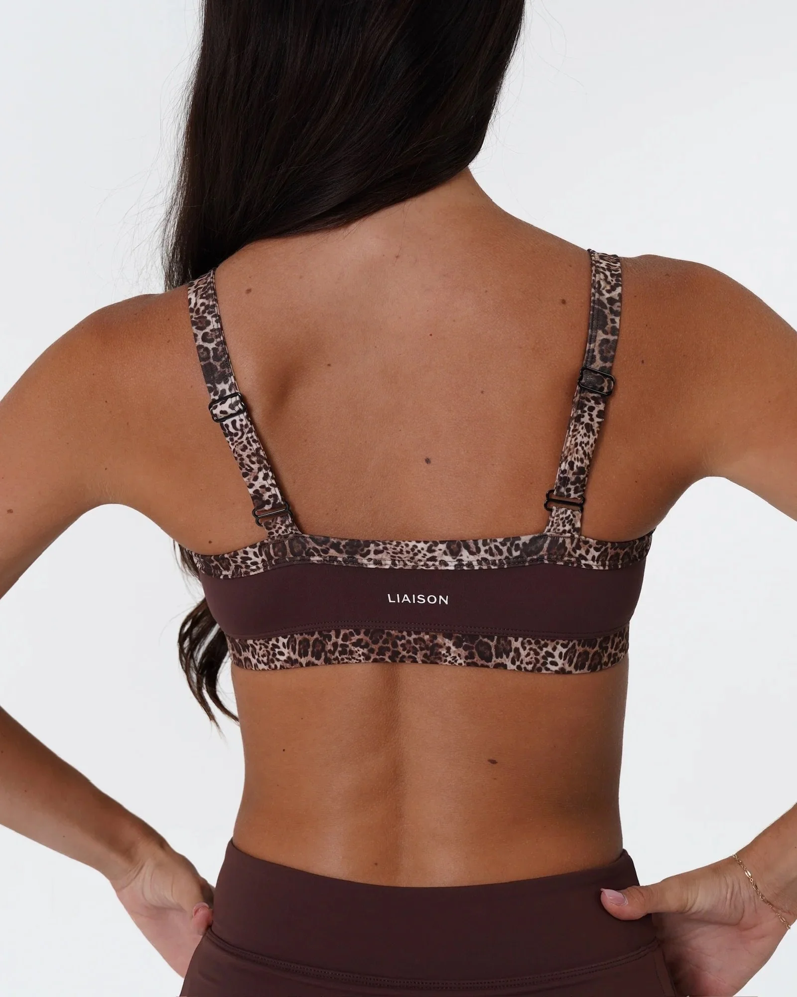 Contrast Bra - Mocha Brown &amp; Wild Side