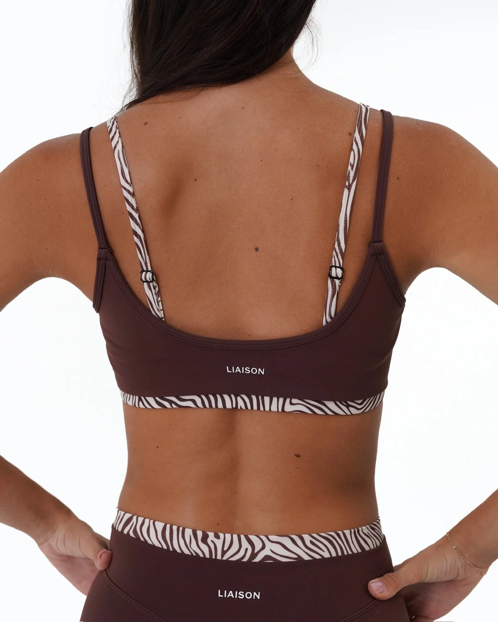 Double Layer Scoop Bra - Safari