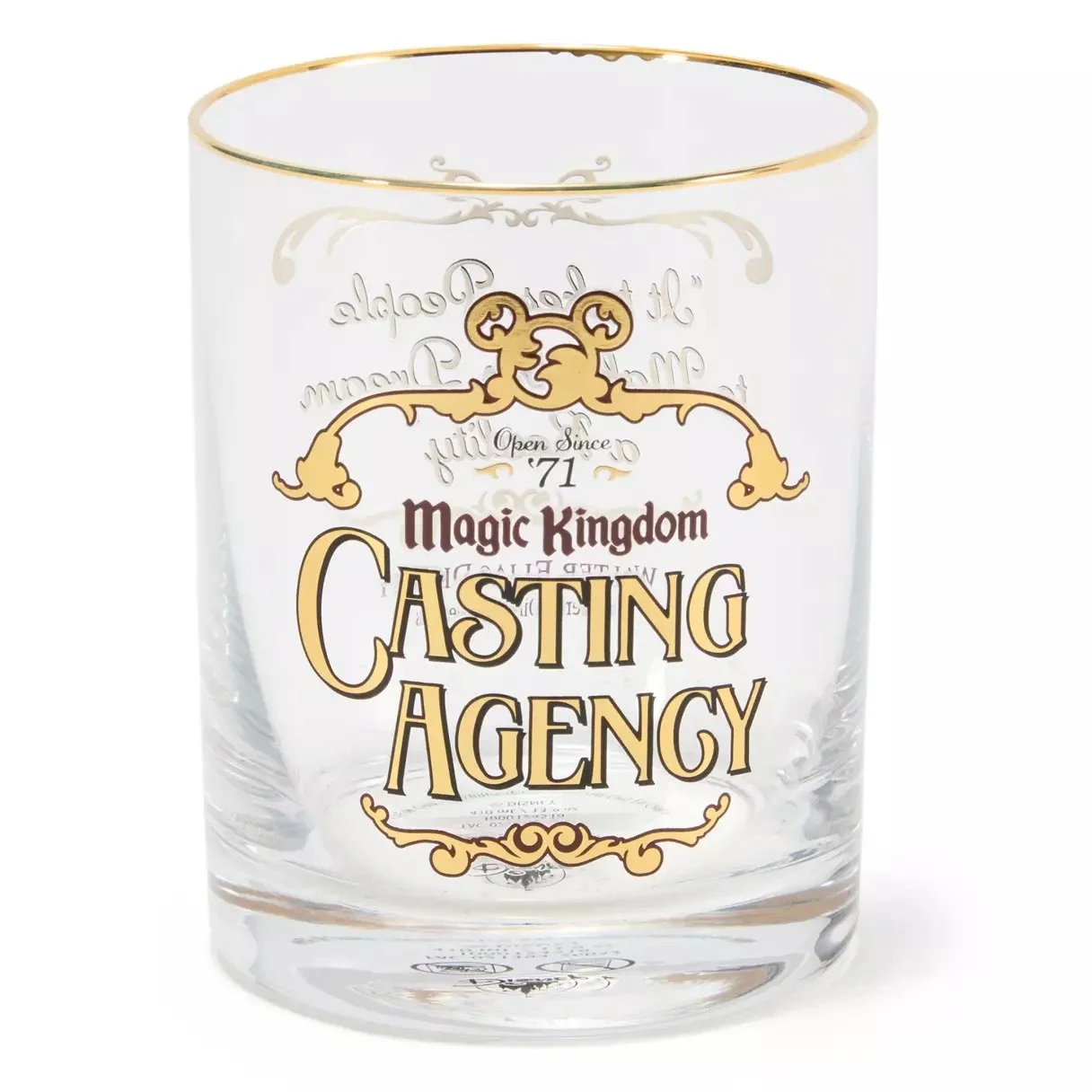 WDW “Casting Agency” Glass