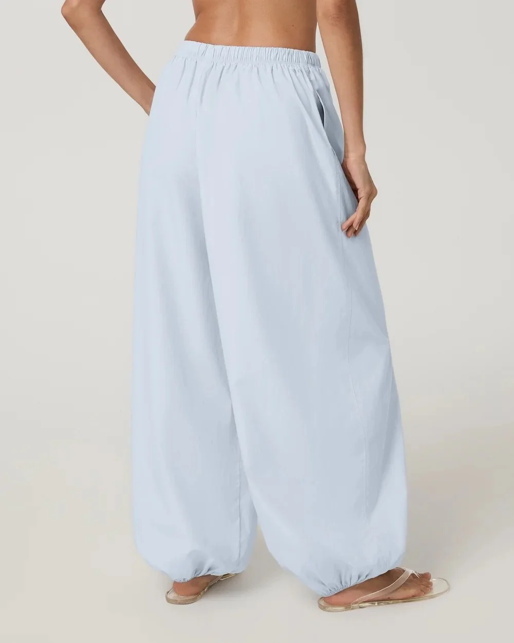 Coastal Poplin Balloon Pant