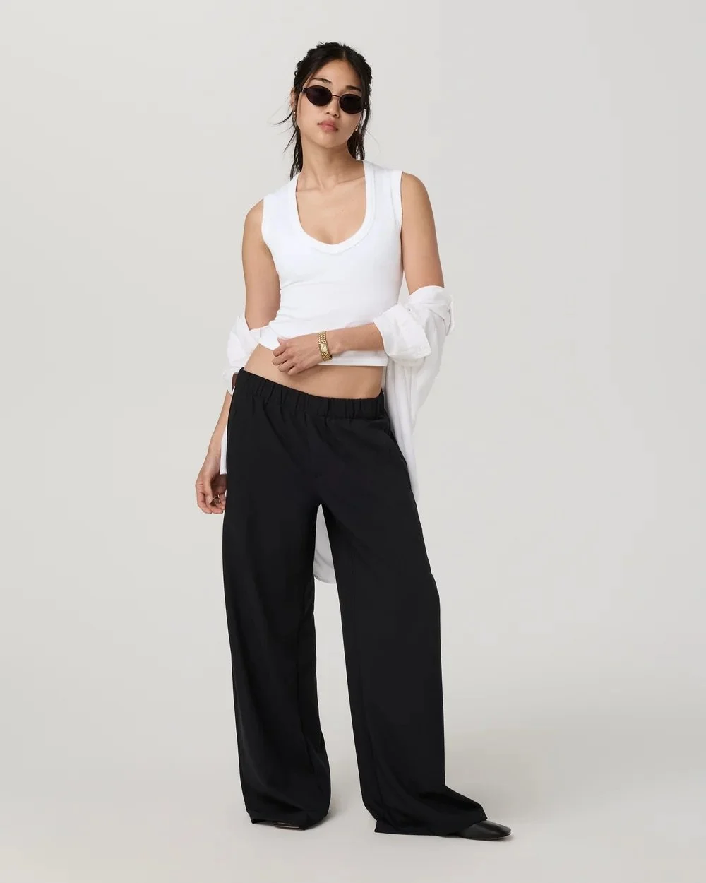 Sander Elastic Waist Trouser