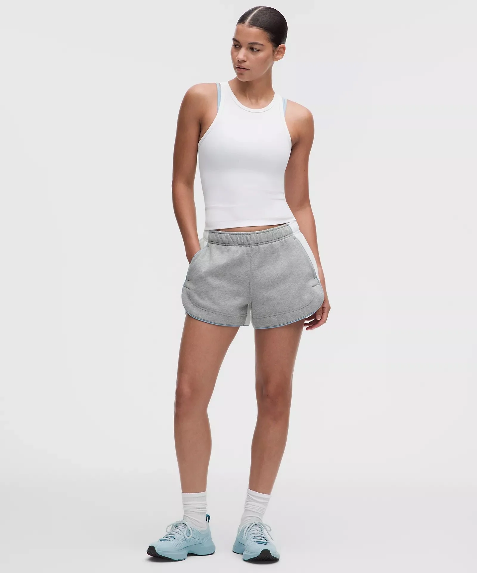Scuba Mid-Rise Dolphin Short 3" Colourblock