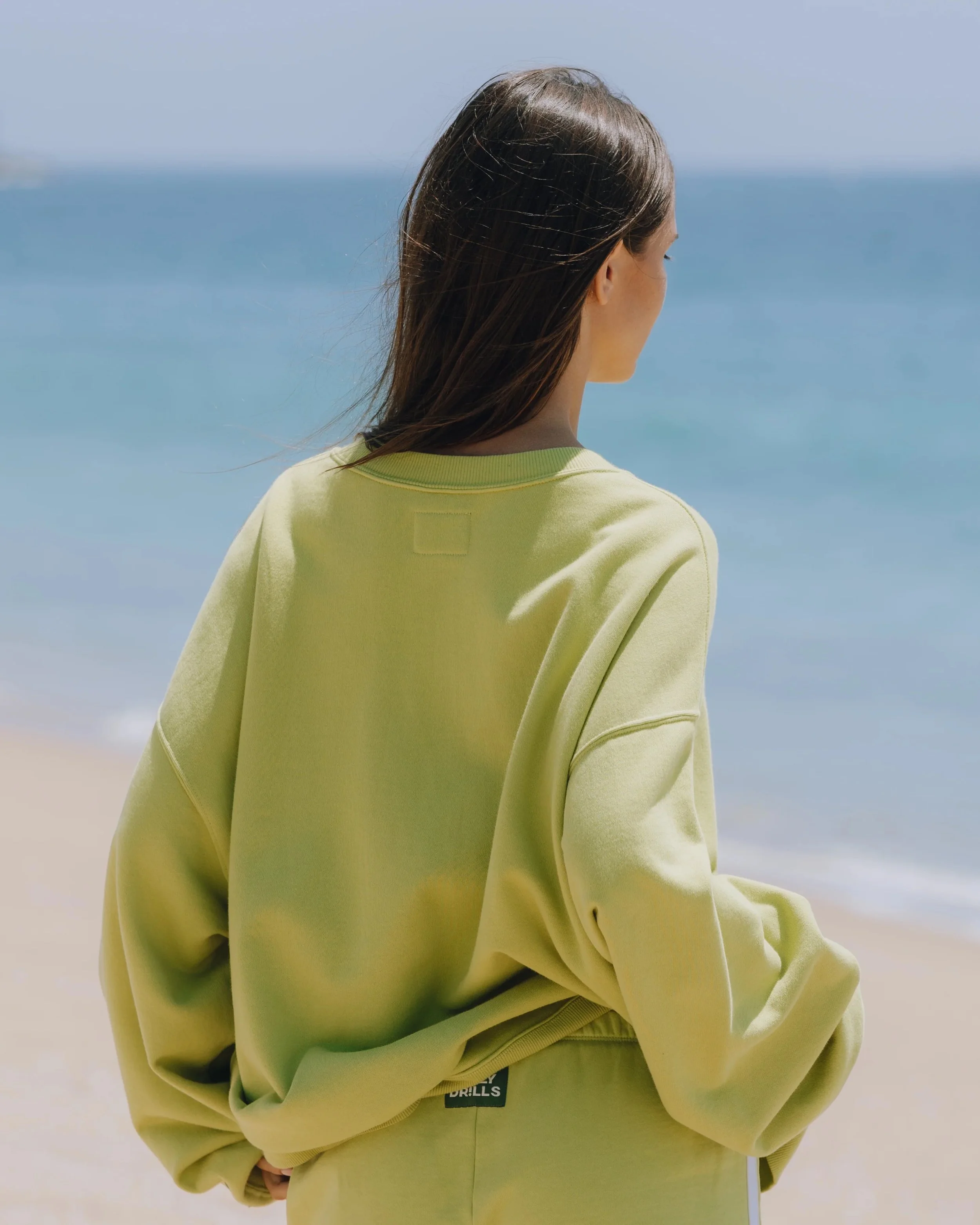 Oversized Tuck Crew - Citron