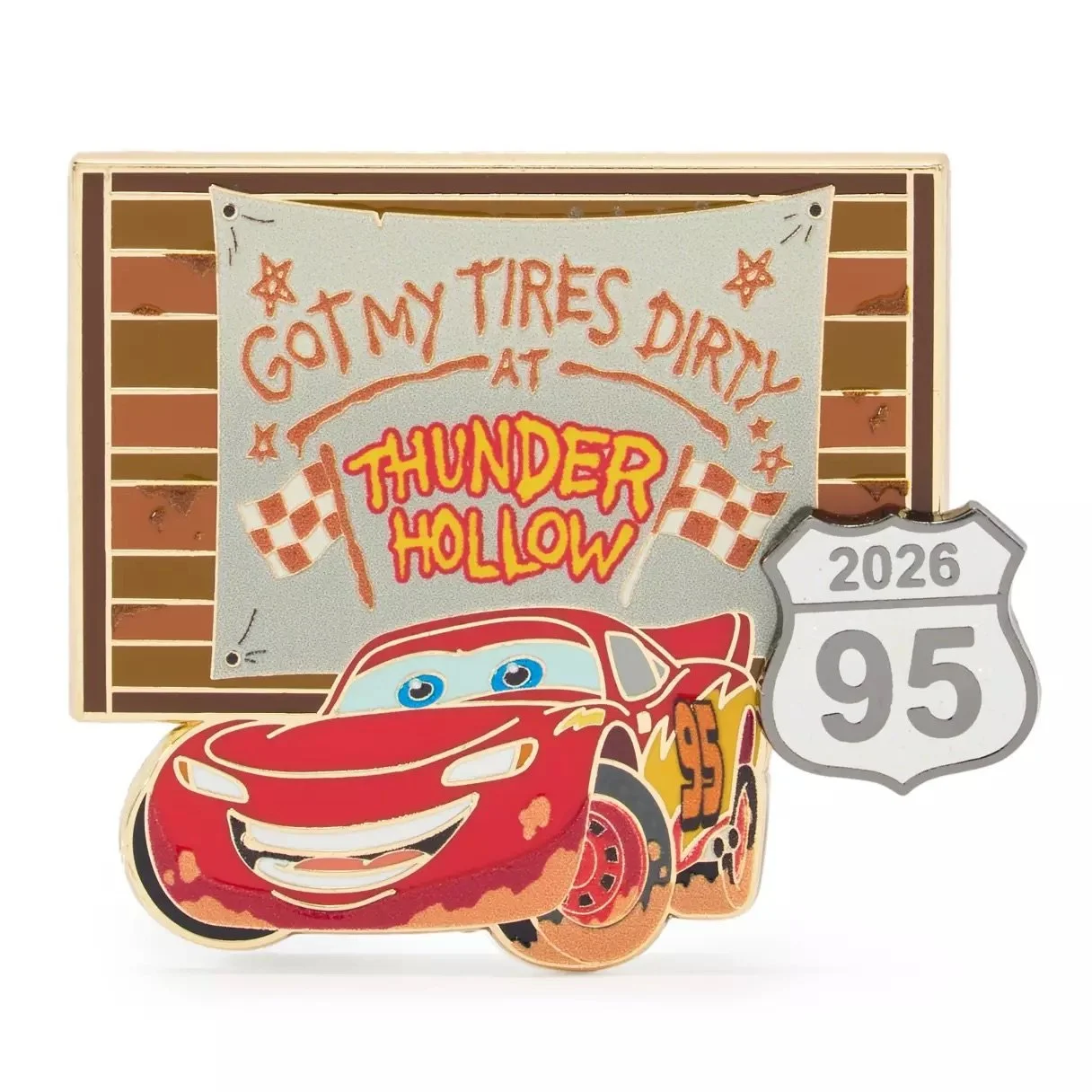 Lightning McQueen “Thunder Hollow” Pin