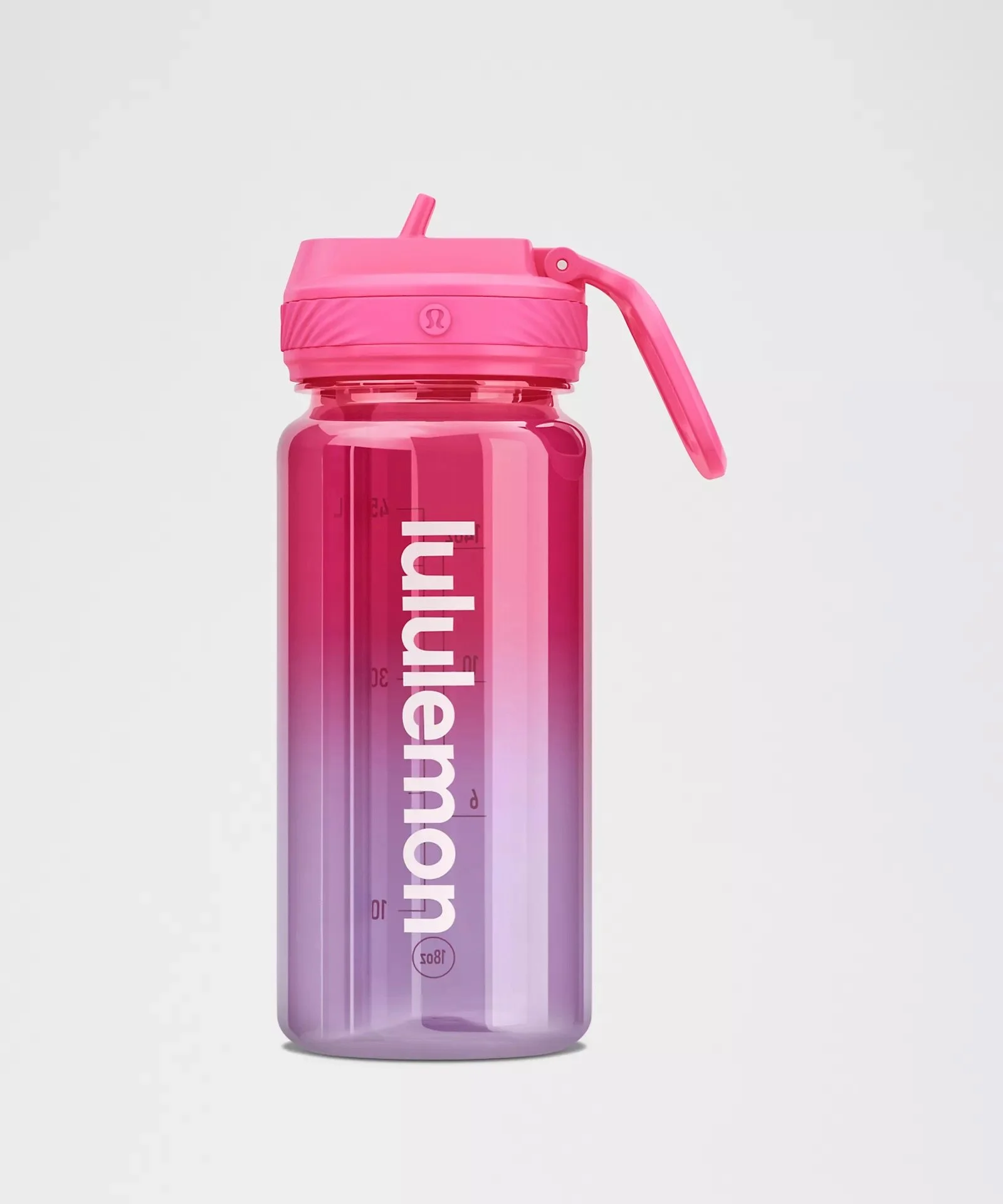 Back to Life Clear Bottle 18oz Straw Lid Ombre
