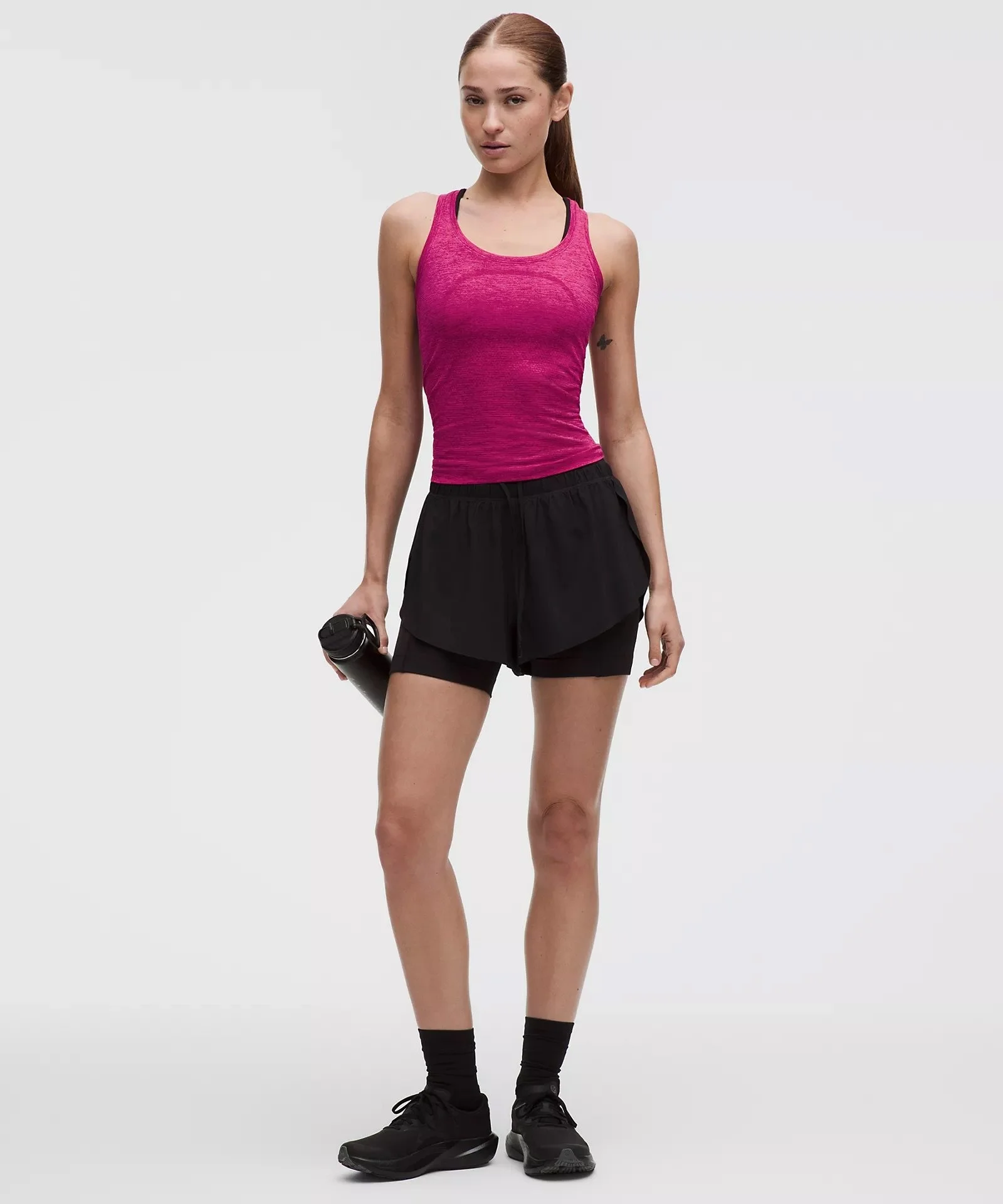 Swiftly Tech Racerback Tank Top 2.0 Waist Length - Raspberry Rave