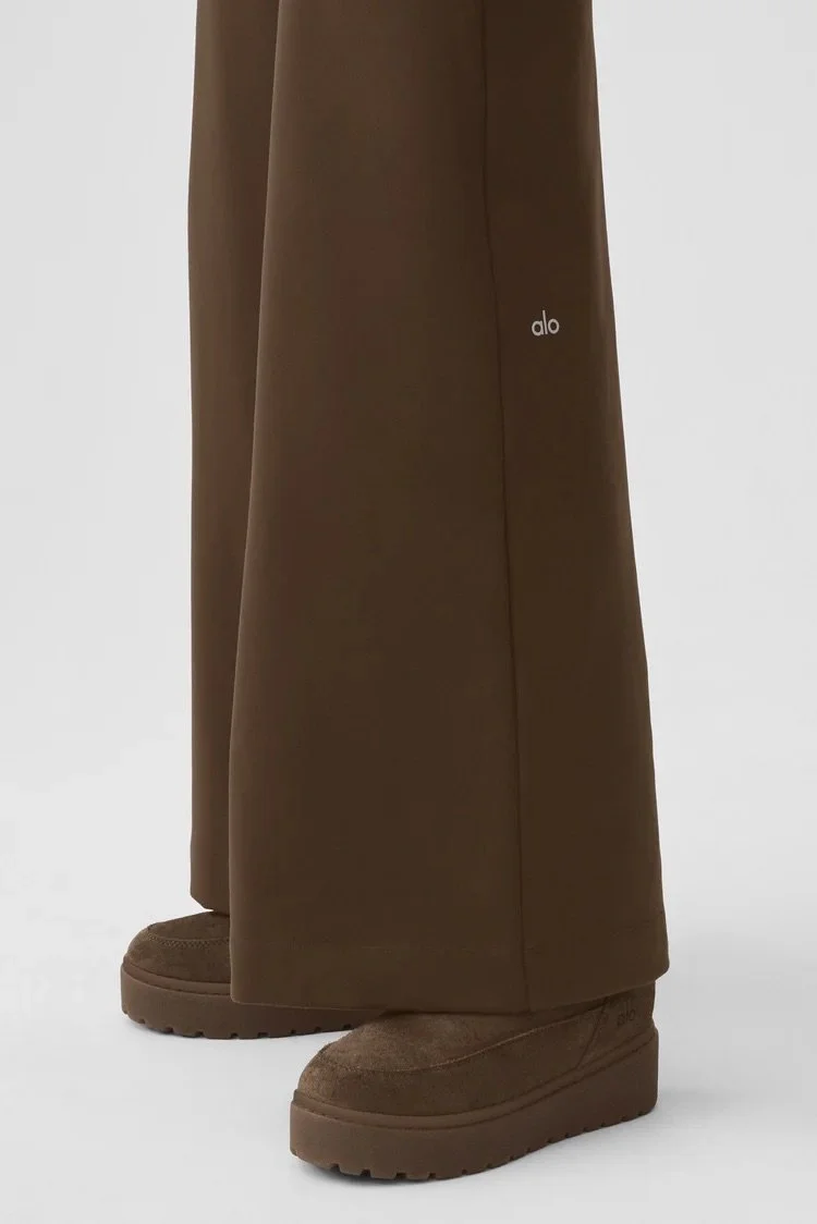 Airbrush High-Waist Wide Leg Pant