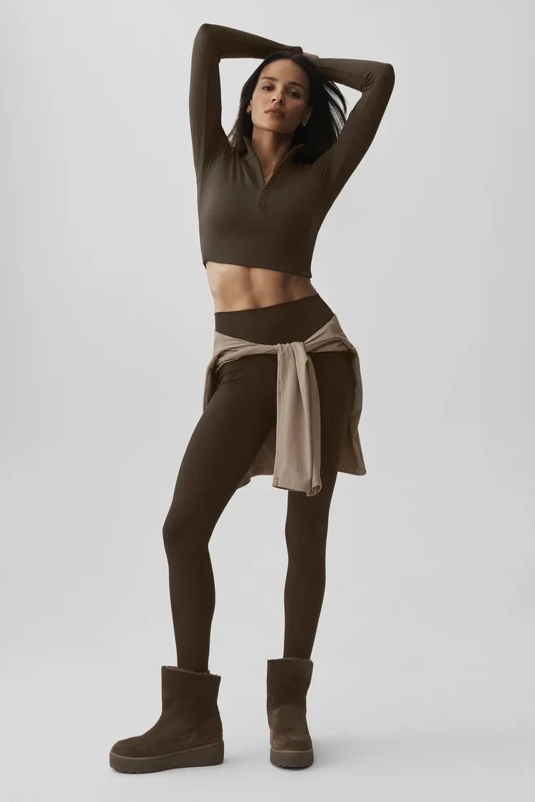 ALO Softsculpt Precision 1/4 Zip Long Sleeve