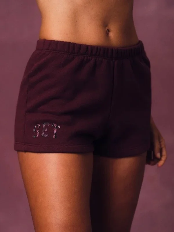 Midweight Sweats Staple Animal Print SET Sweat Shorts - Viper