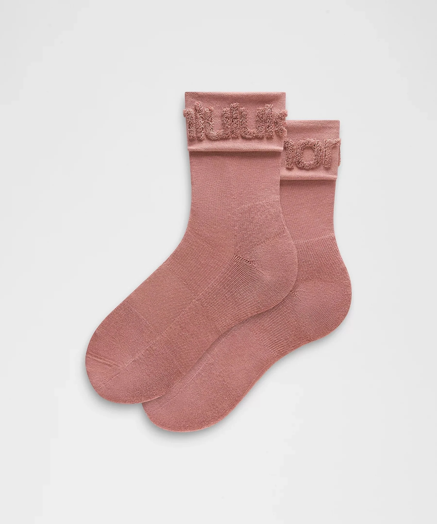Fold-Over Terry Quarter Socks