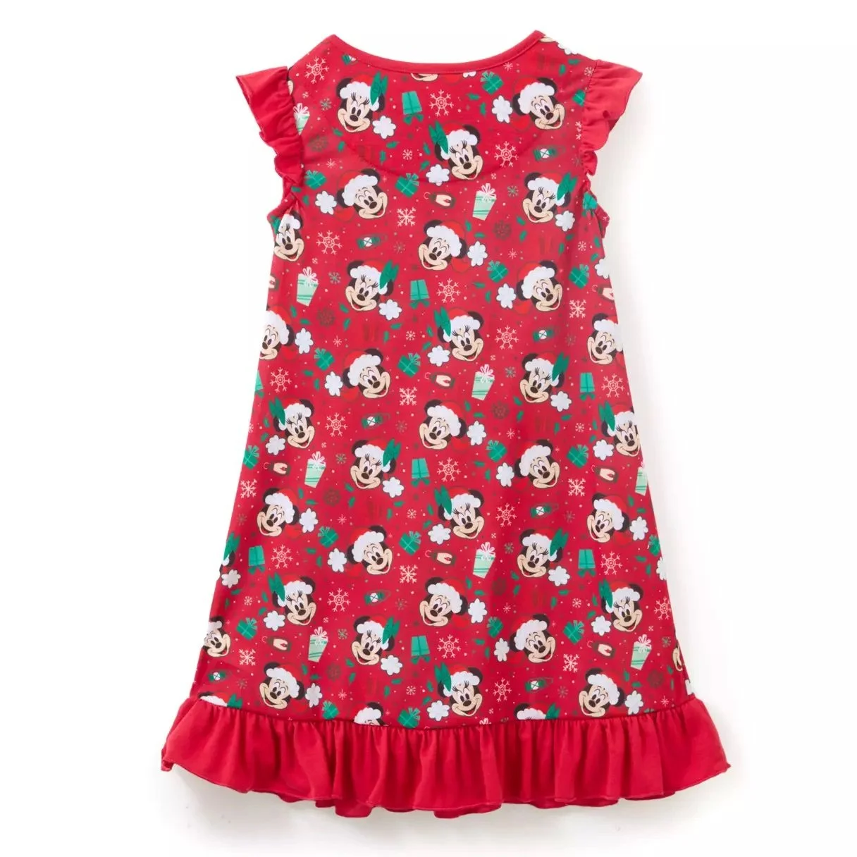 Kids Santa Mickey &amp; Minnie Holiday Nightshirt