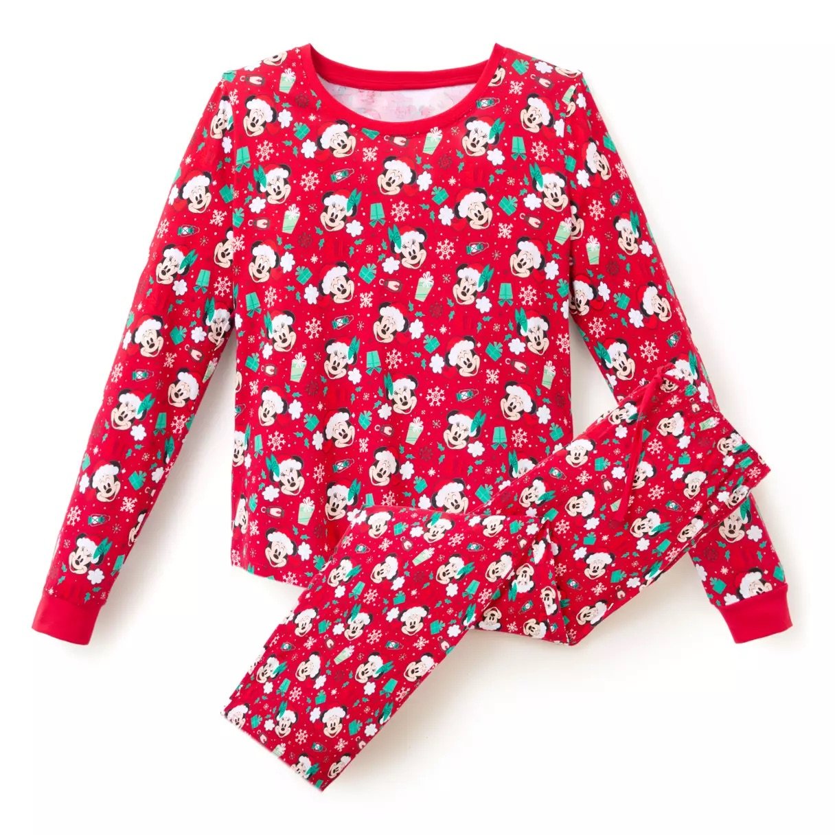 Santa Mickey &amp; Minnie Holiday Sleep Set