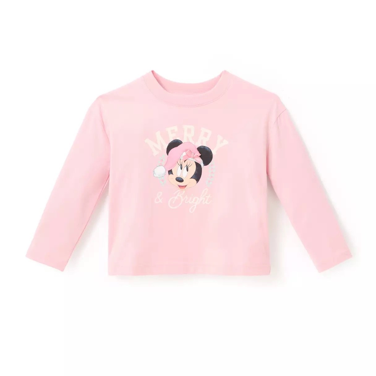 Kids Minnie “Merry &amp; Bright” Long Sleeve T-Shirt
