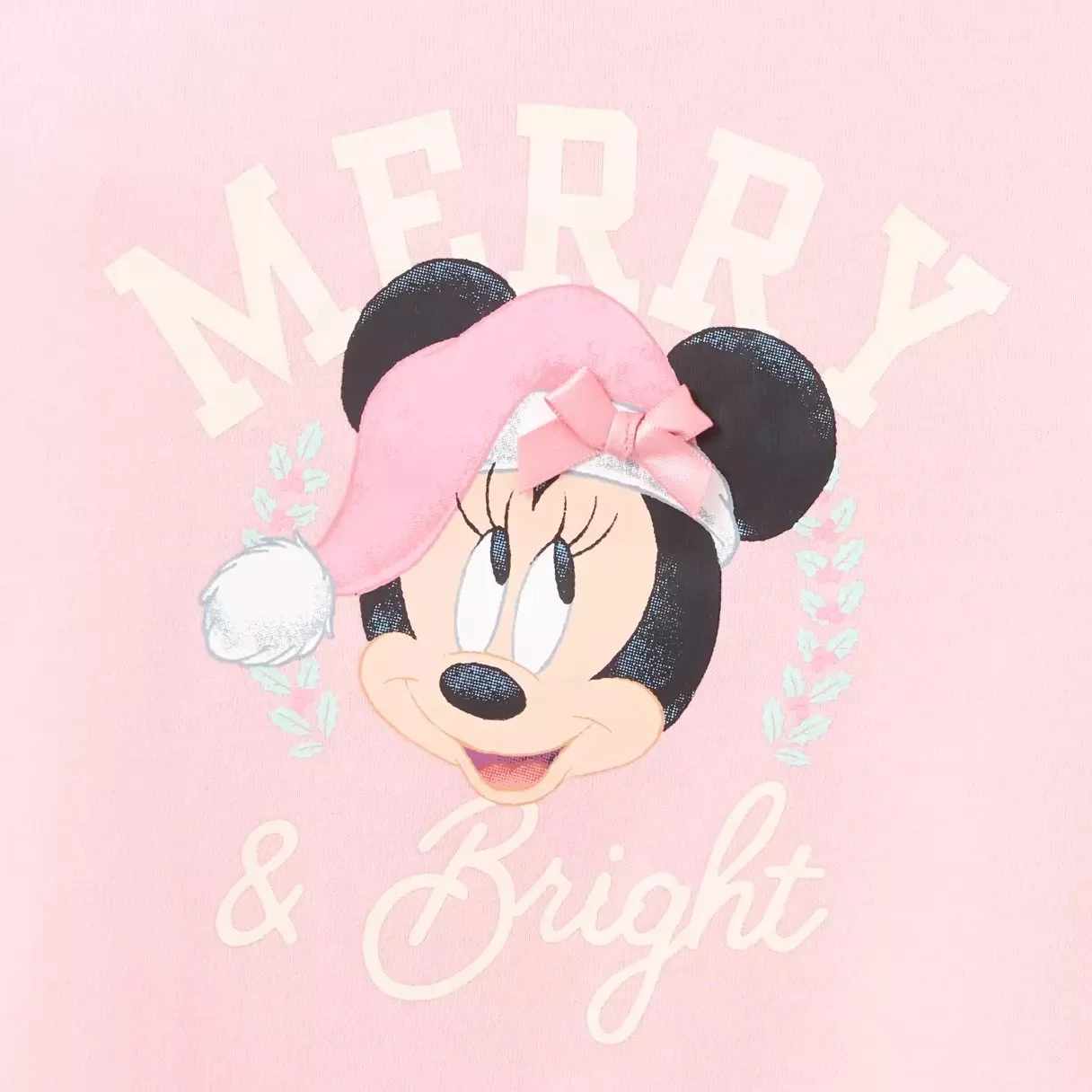 Kids Minnie “Merry &amp; Bright” Long Sleeve T-Shirt