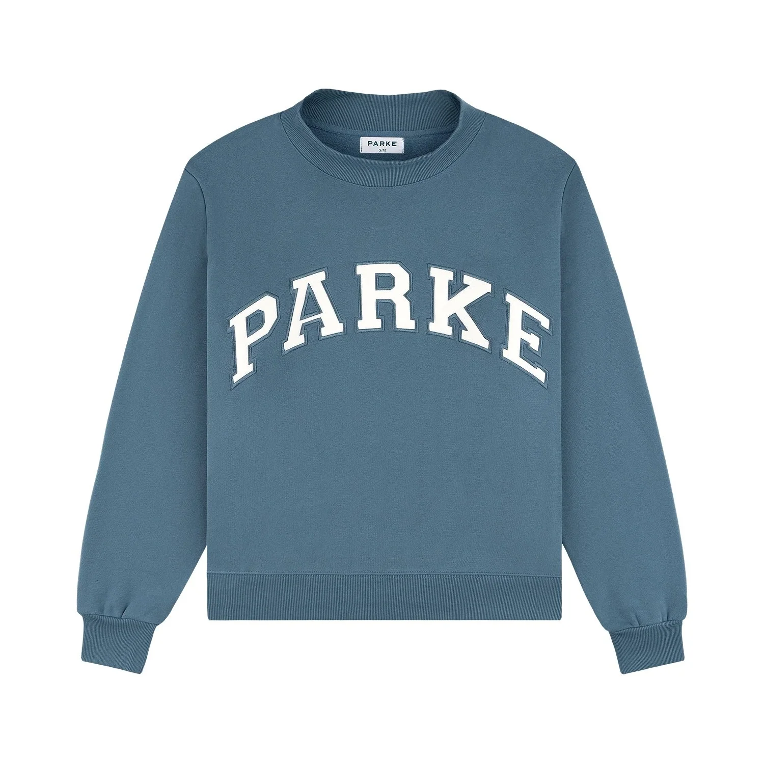 Varsity Mockneck - Bluestone