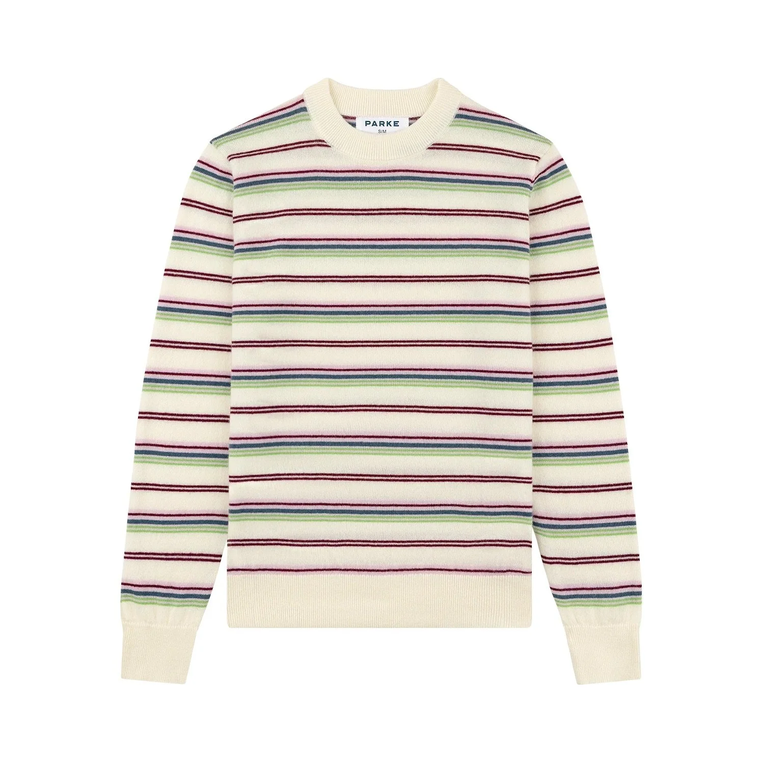 Pullover Sweater - Cream Stripe