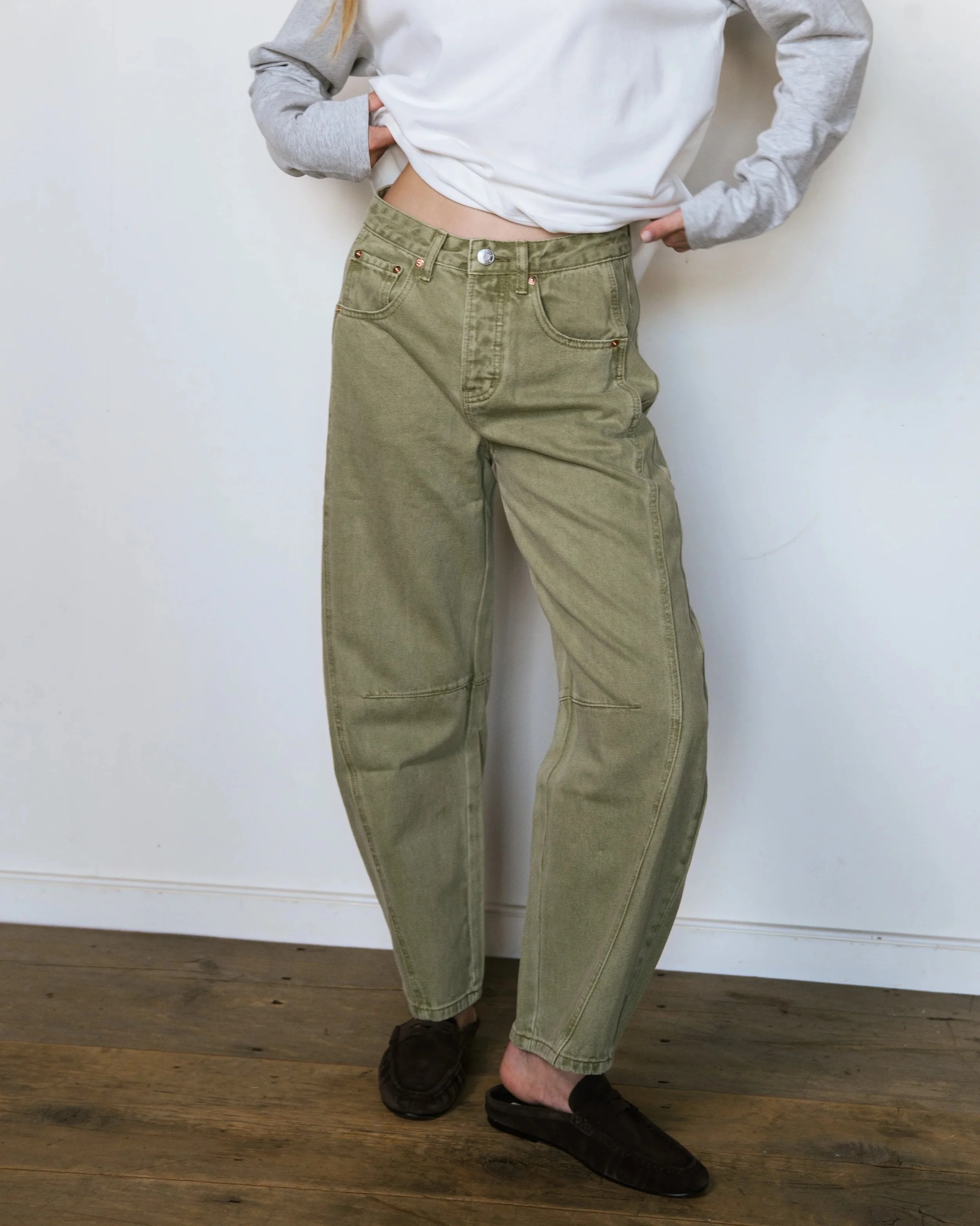 Horseshoe Jeans - Moss