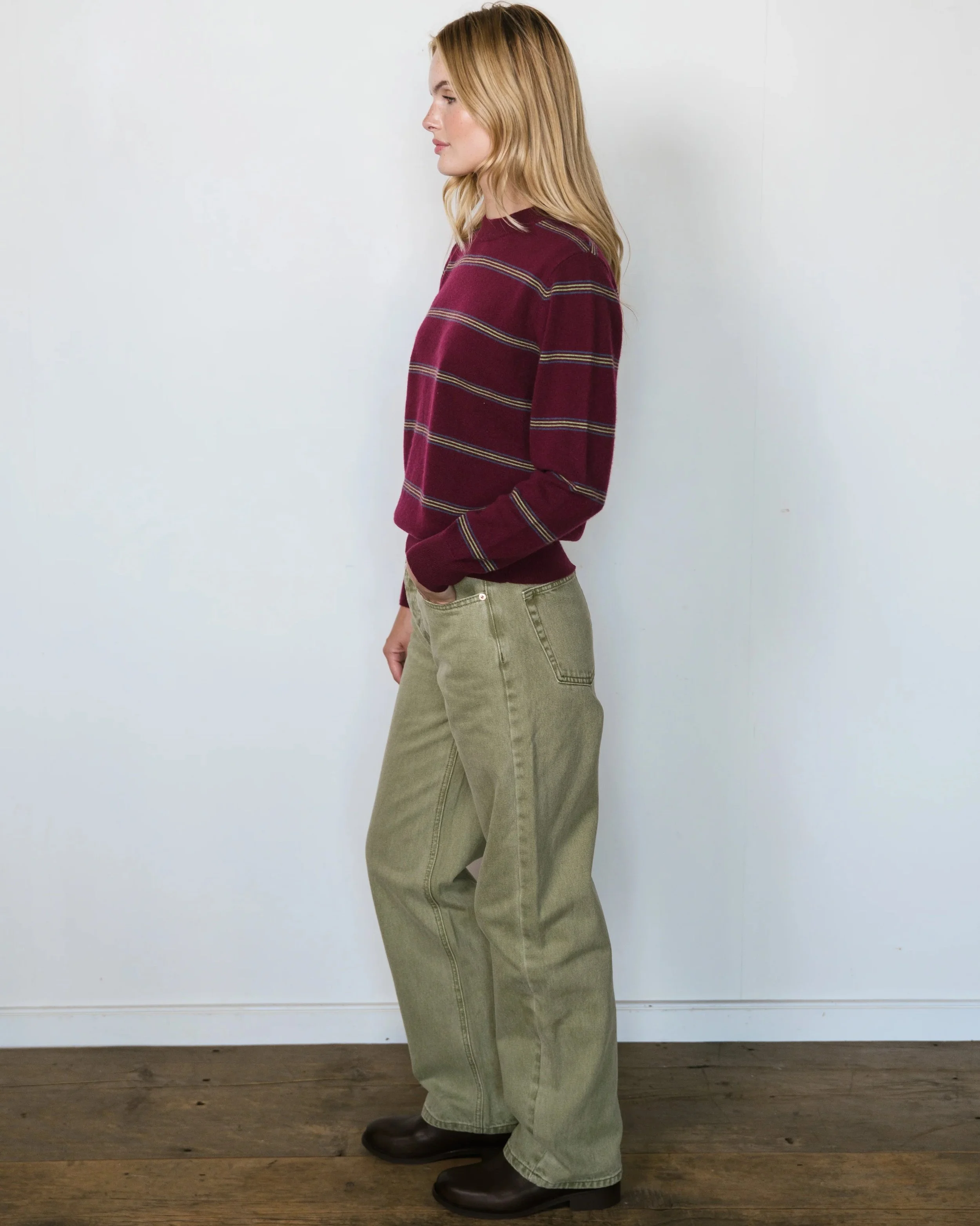 Classic Straight Jeans - Moss