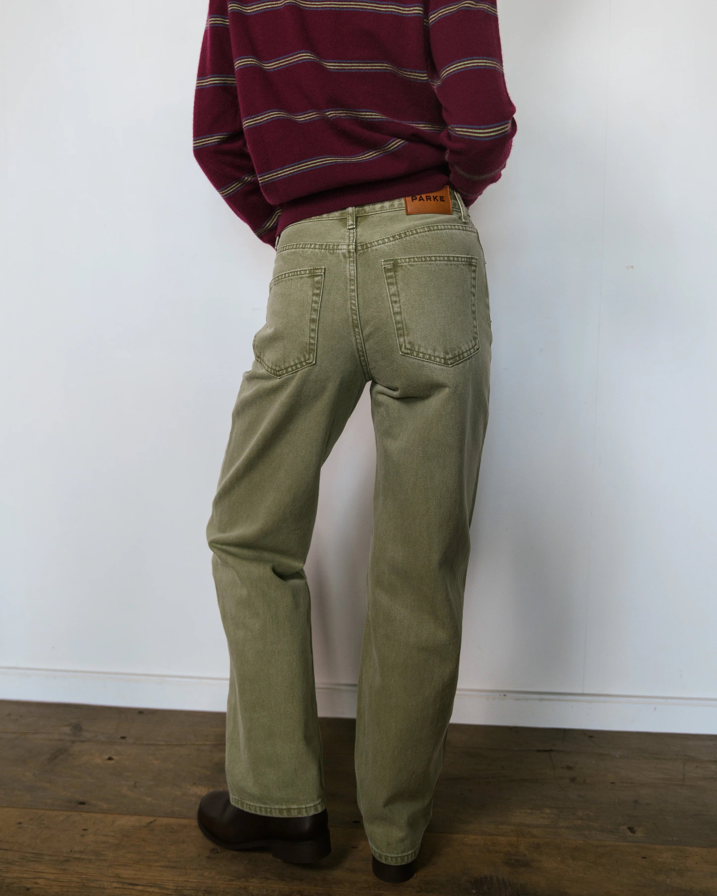 Classic Straight Jeans - Moss