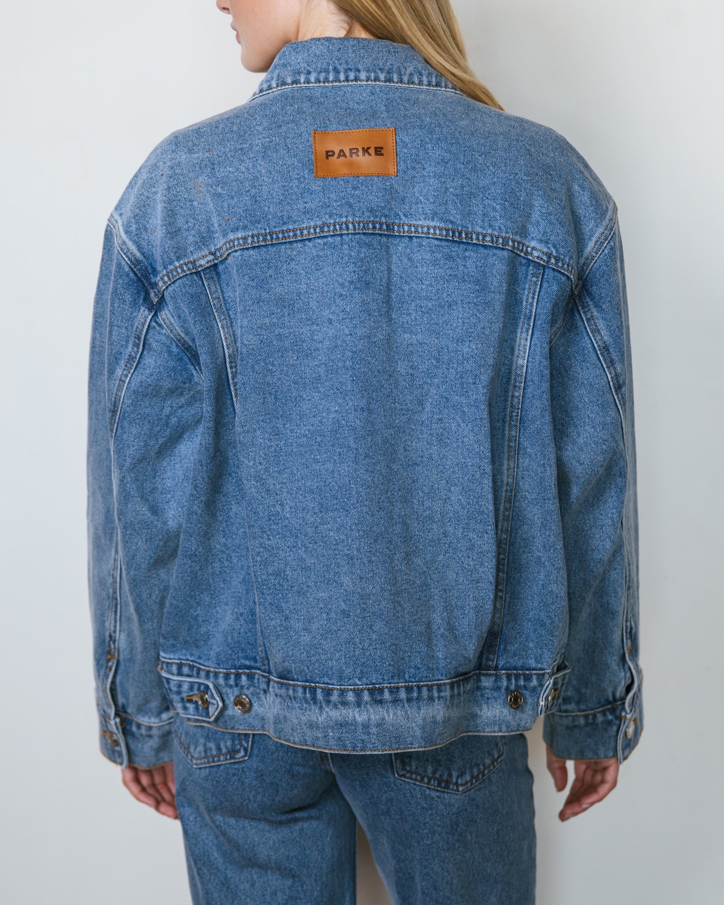 Oversized Denim Jacket - Vintage Wash