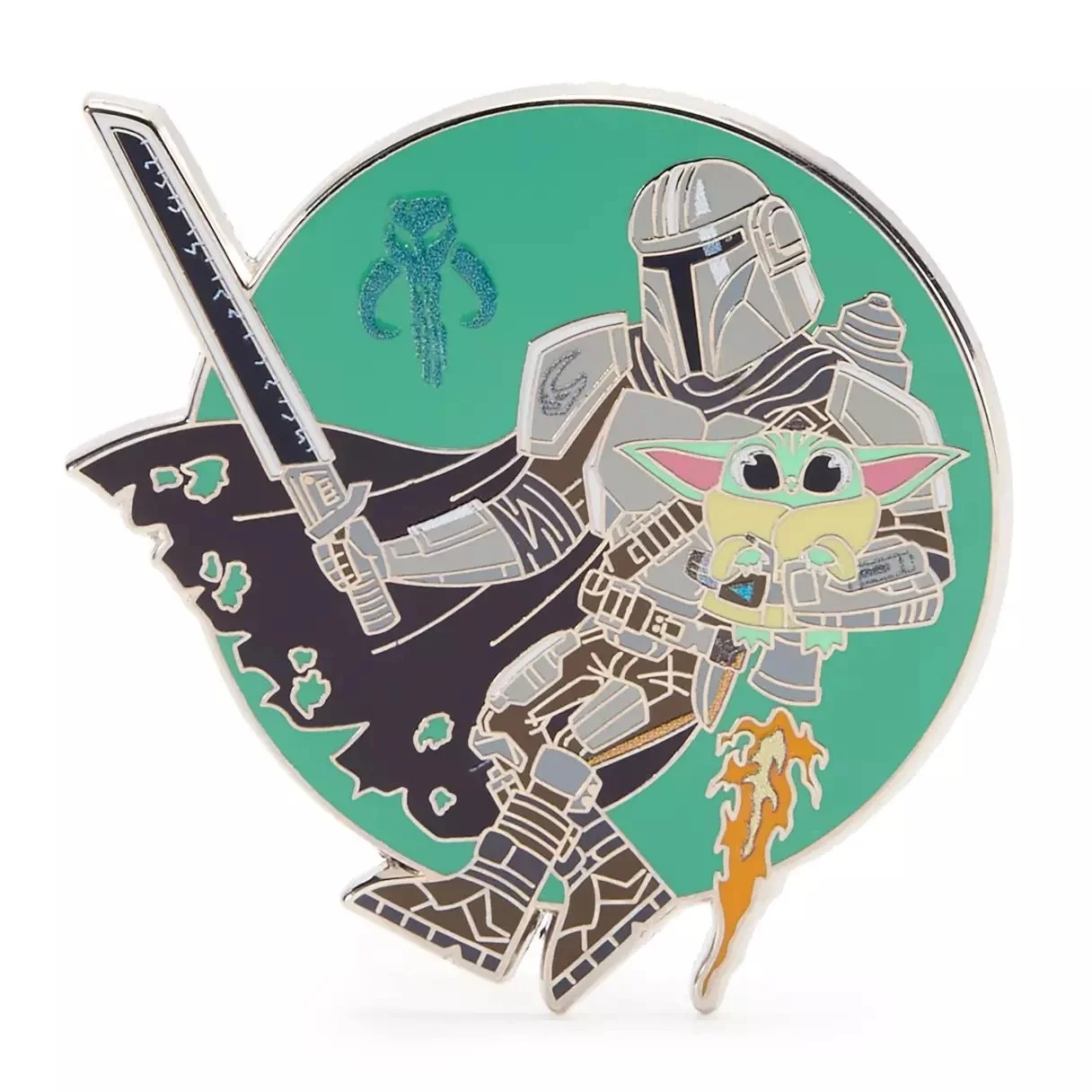 Din Djarin and Grogu Pin
