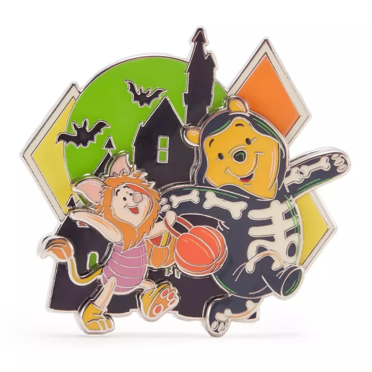 Winnie the Pooh and Piglet “Happy Halloween” Pin