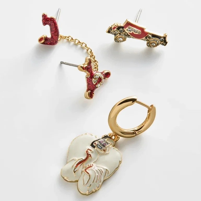 Cruella De Vil Earring Set