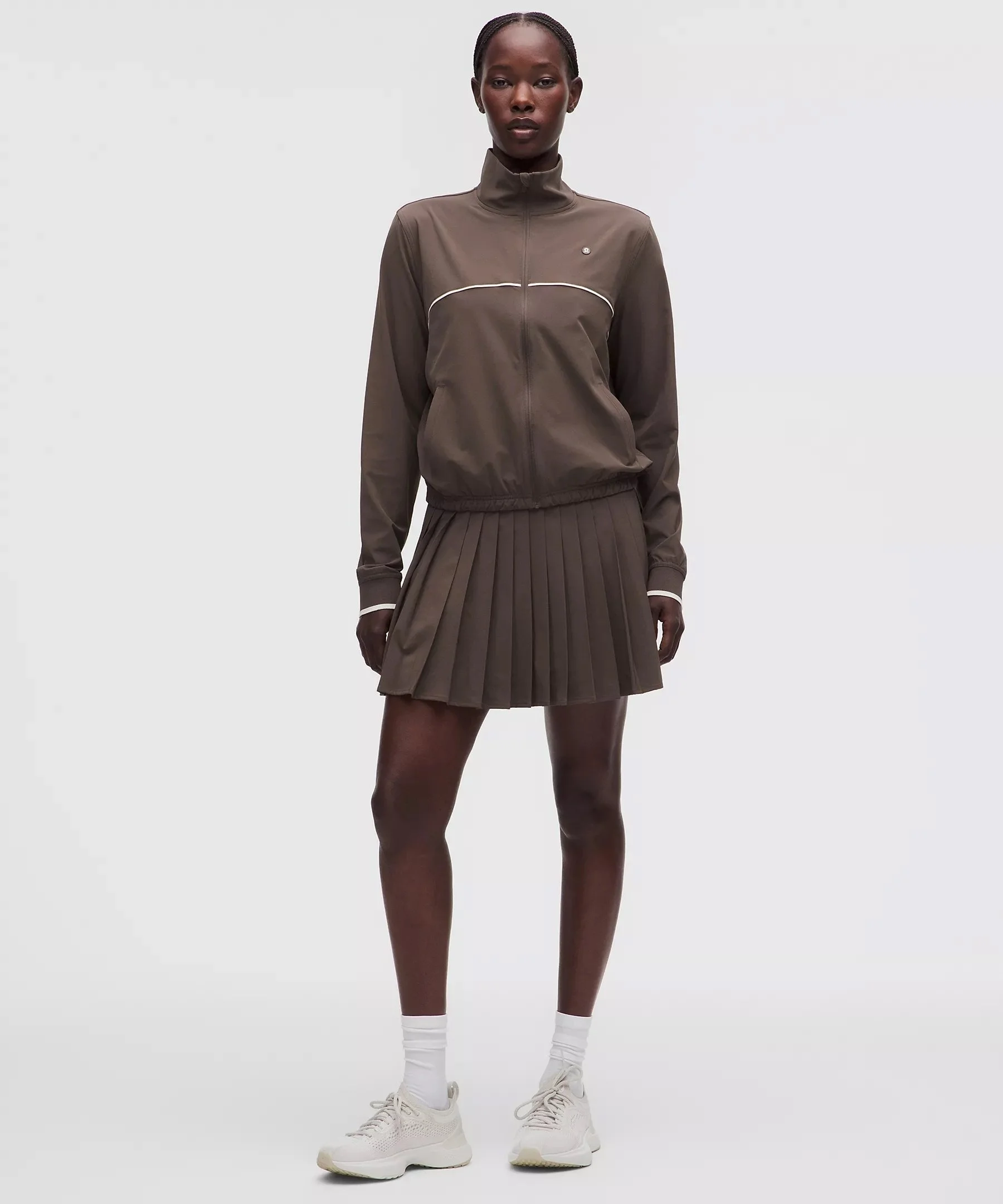 High-Rise Pleated Tennis Skirt&nbsp;Long