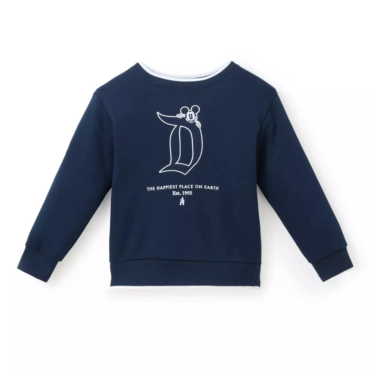 Kids Mickey Disneyland Logo Pullover Sweatshirt