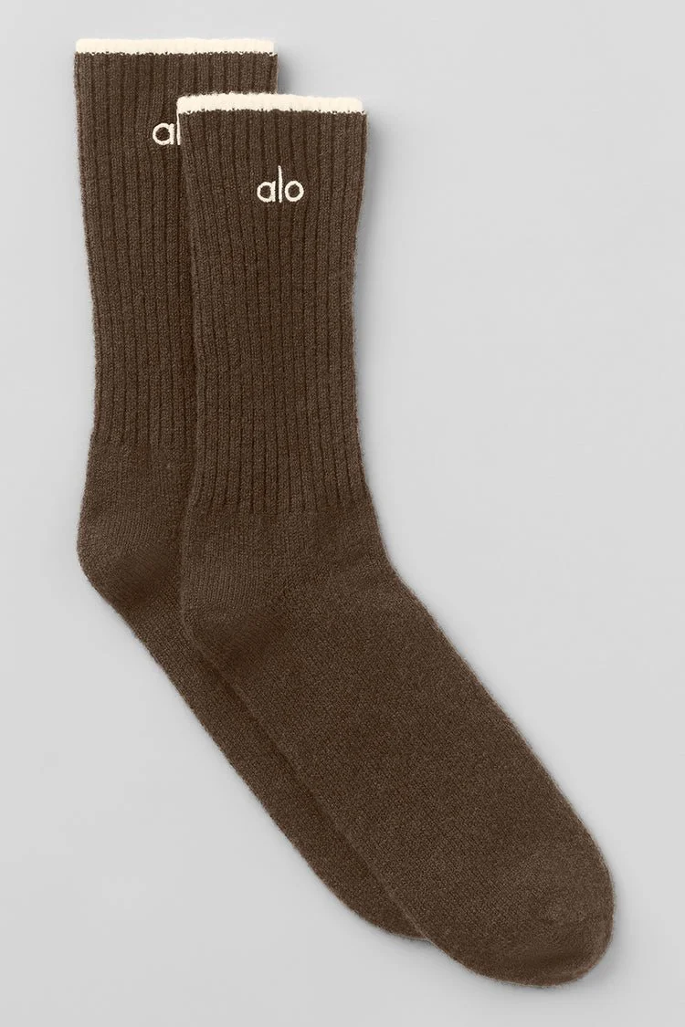 Wool Cashmere Light Frosted Sock