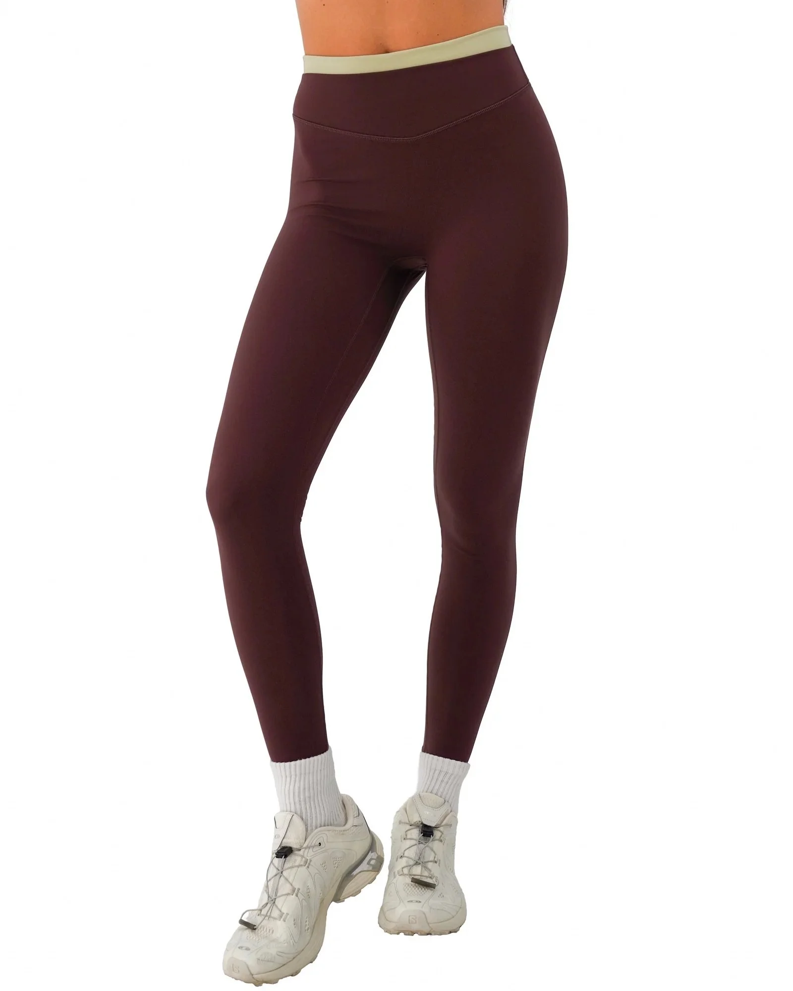 Layered Sculpt Pant V2 - Chocolate Cherry