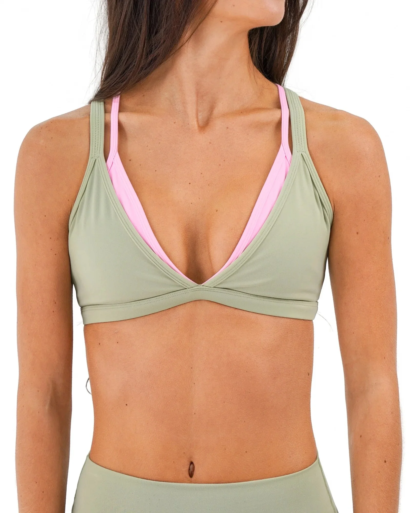 Double Layer Pulse Bra - Flora