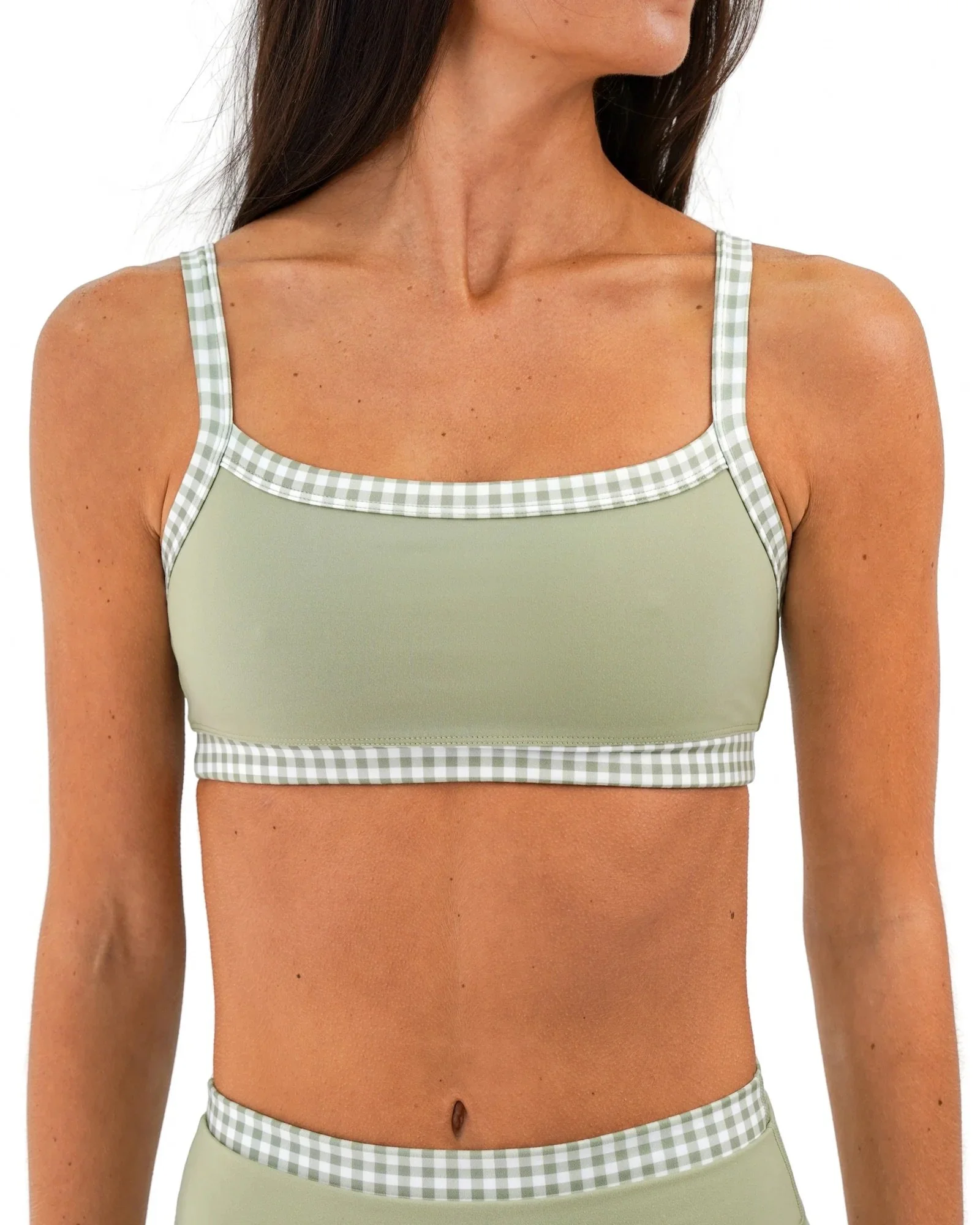 Contrast Bra - Gingham