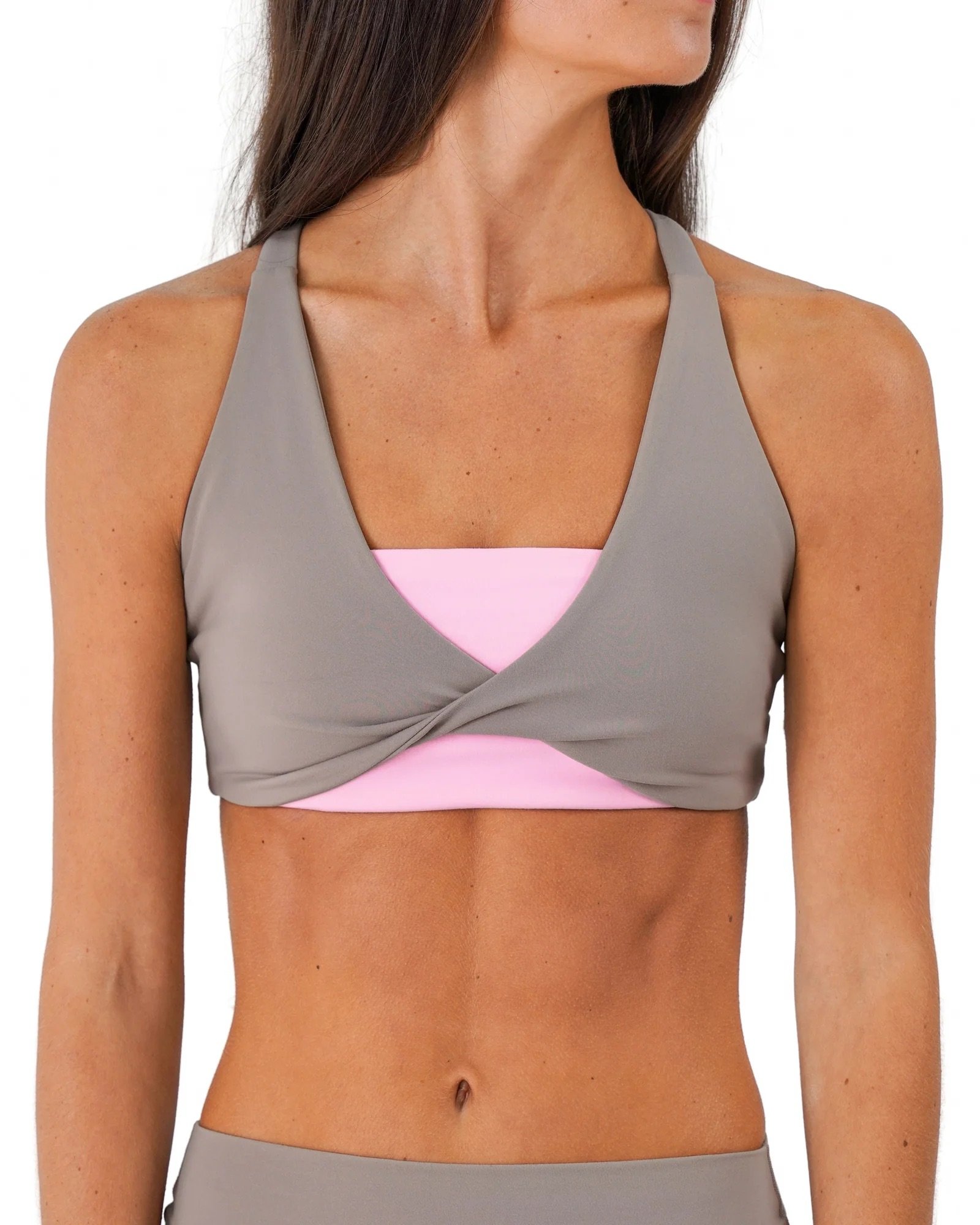 Double Layer Curve Bra - Truffle