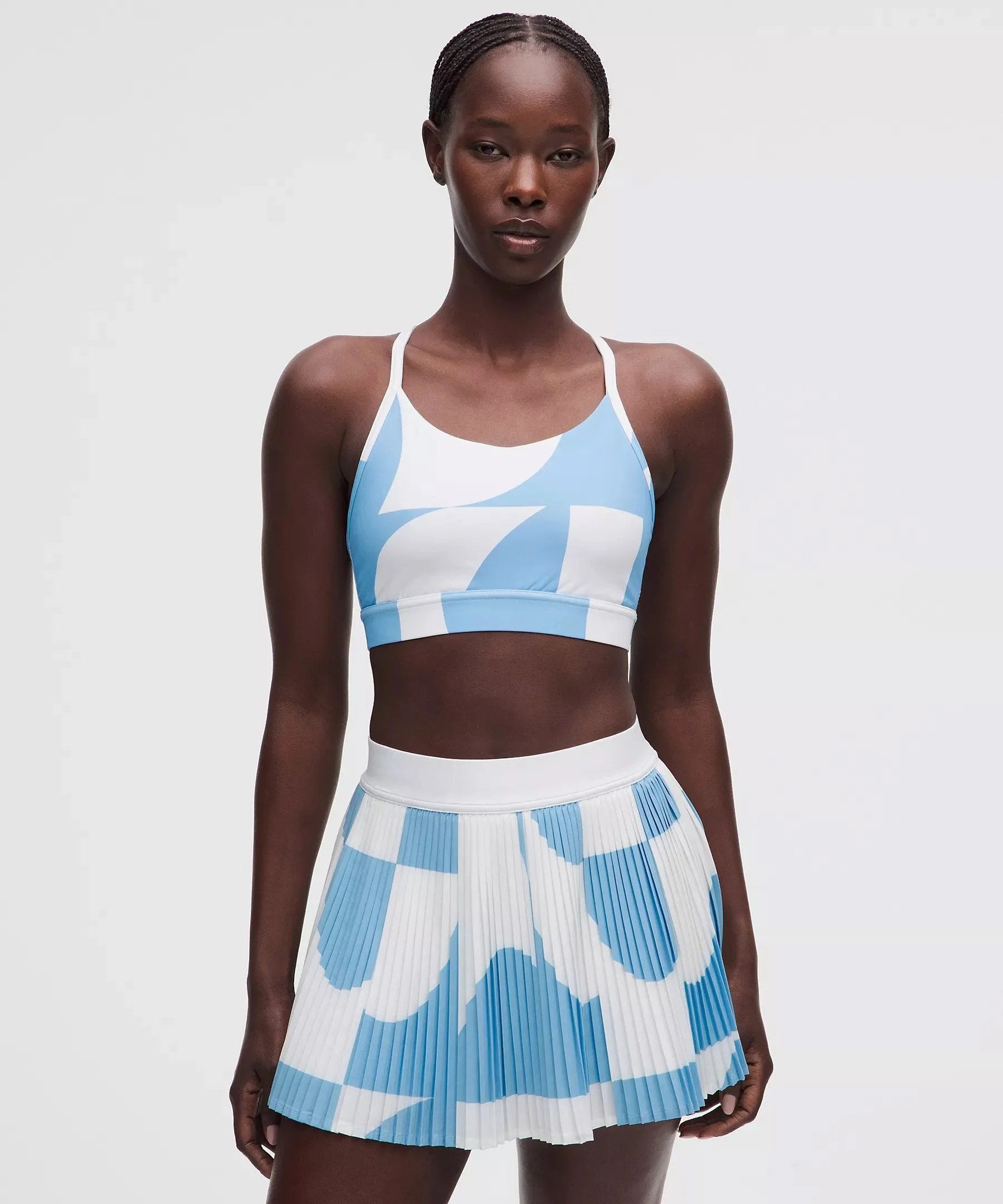 Flow Y Mid-Support Bra - Lido Geo