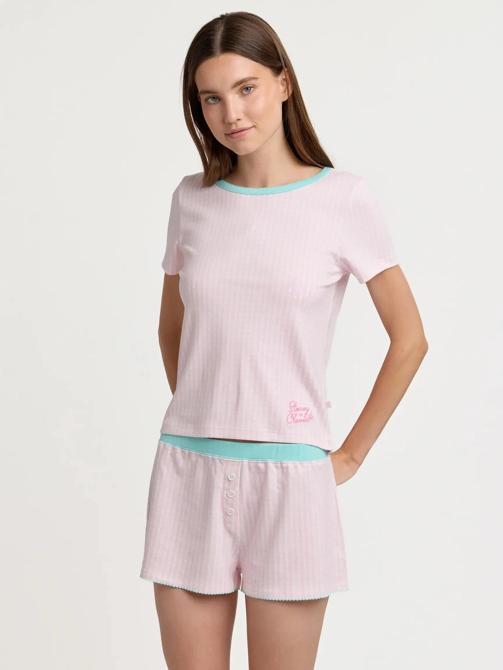 Cozyland Suzie PJ Set - Stoney Clover Picnic