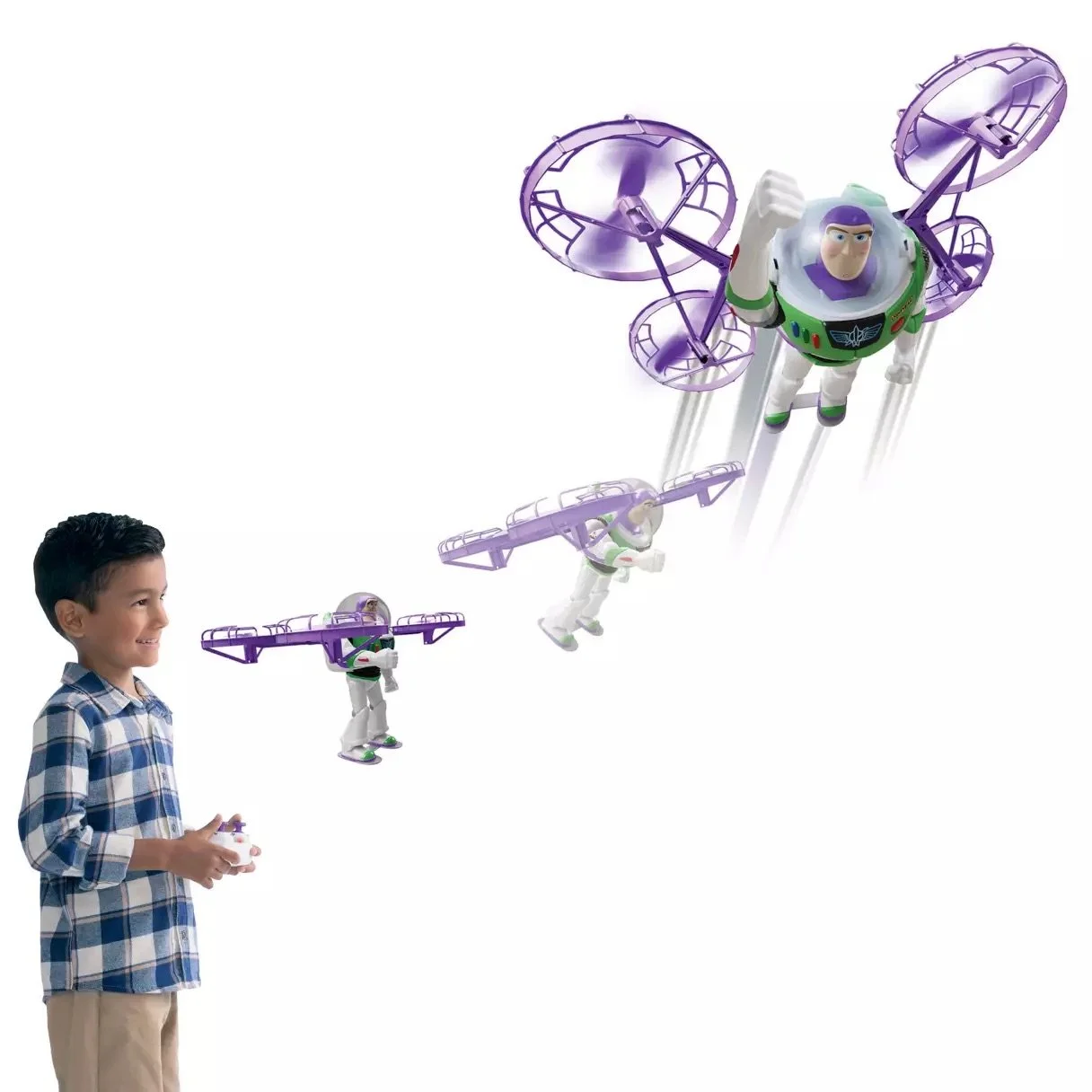 Buzz Lightyear Flying RC Hi-Tech Edition Action Figure