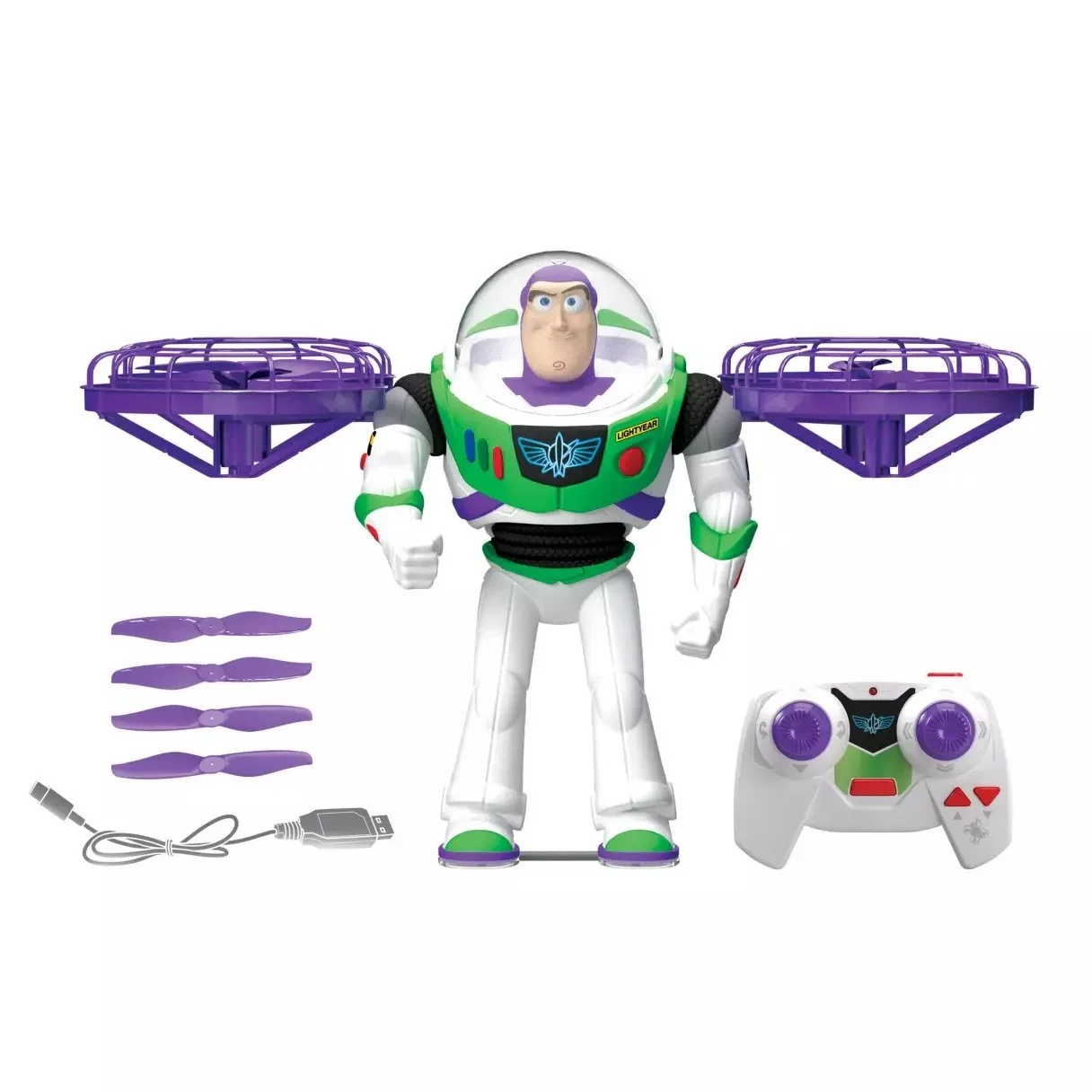 Buzz Lightyear Flying RC Hi-Tech Edition Action Figure