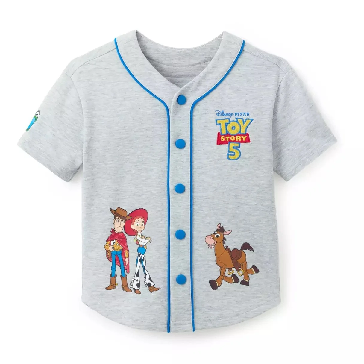 Kids Toy Story 5 Baseball Jersey