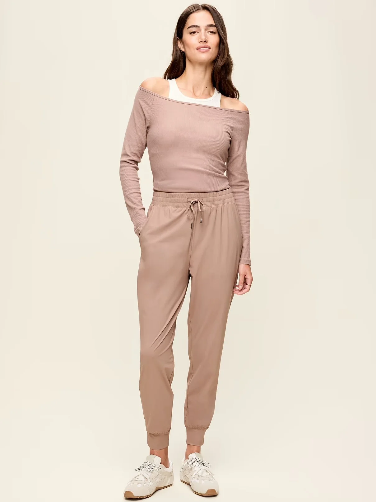 High-Waisted SleekTech Joggers