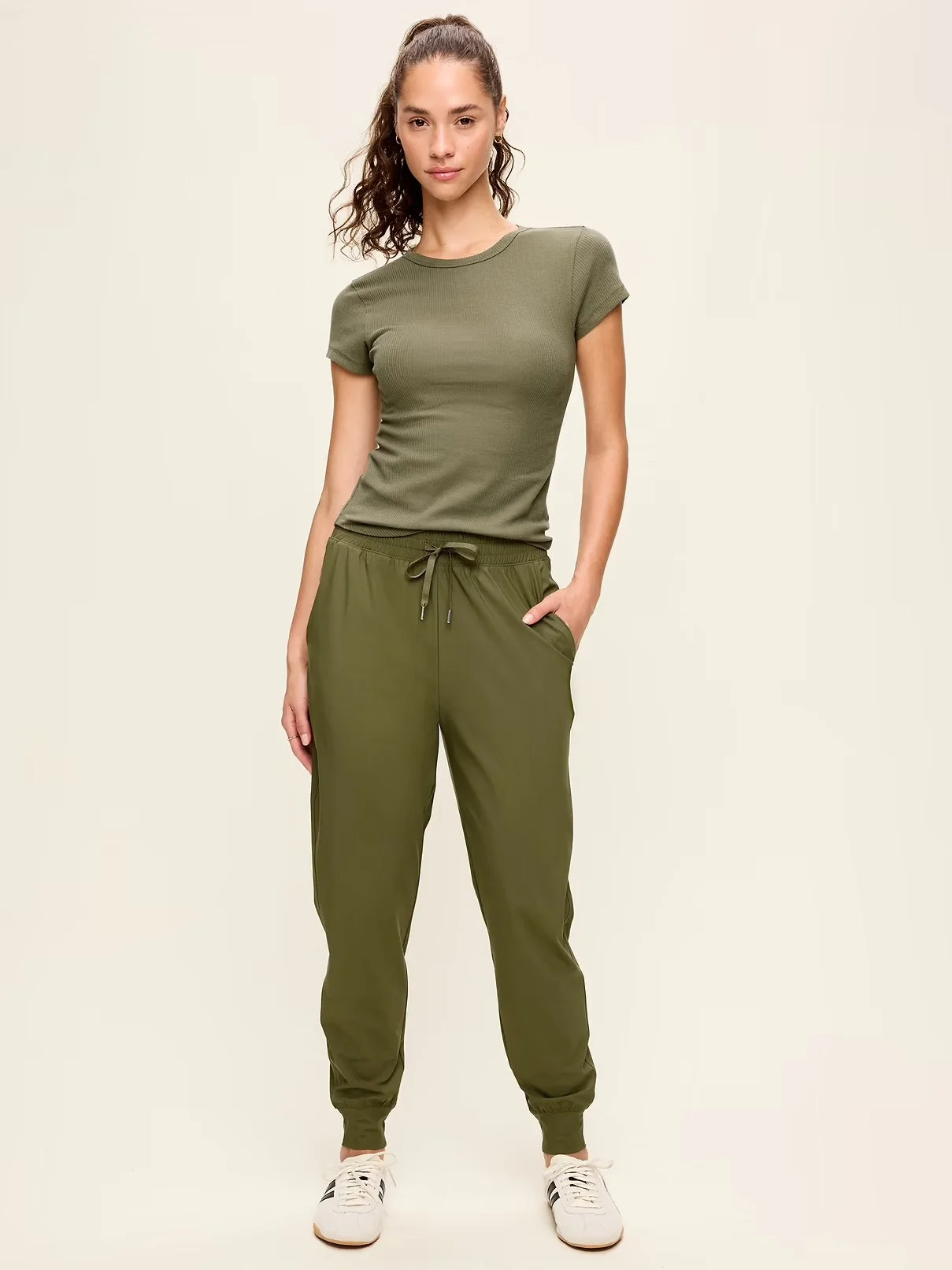 High-Waisted SleekTech Joggers