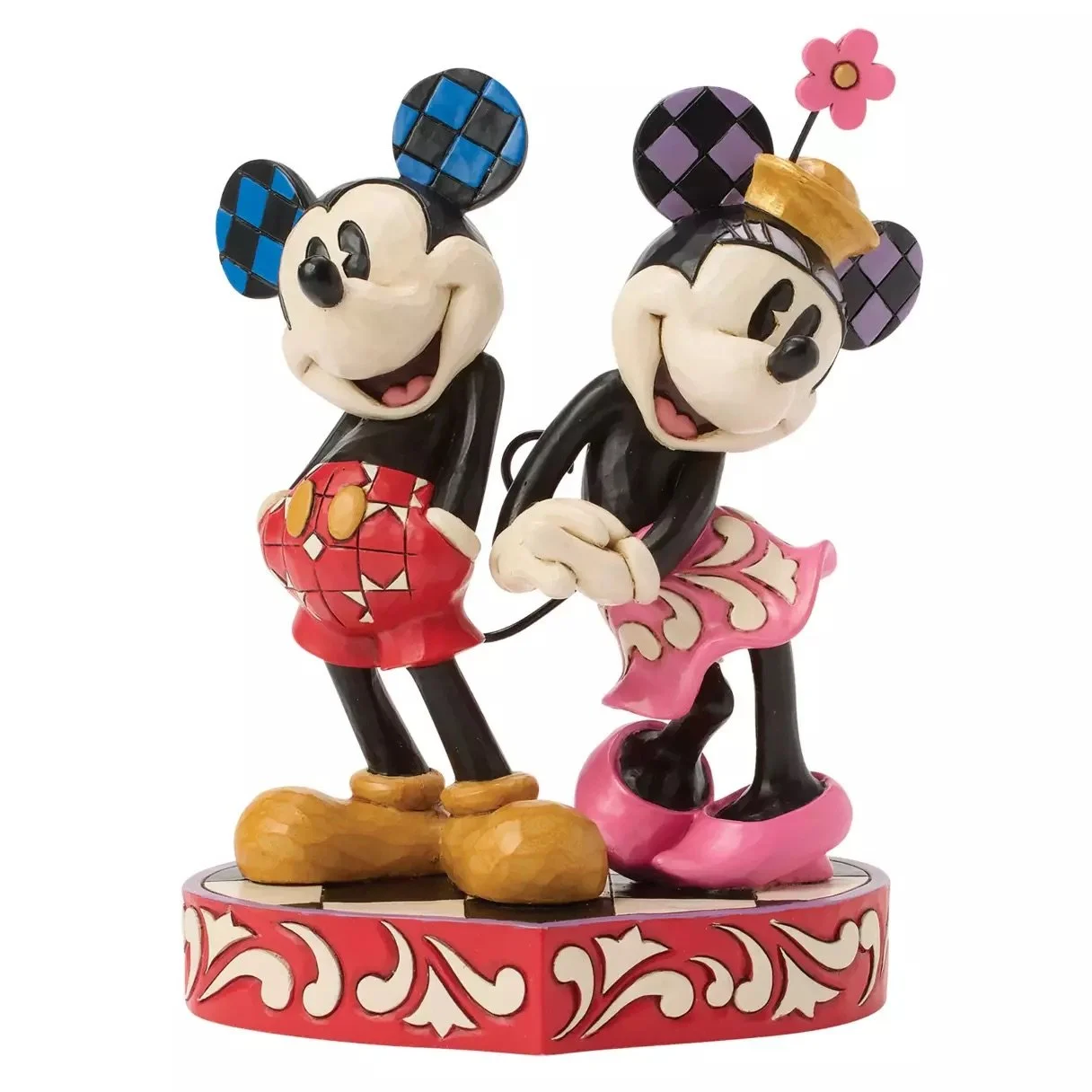 Jim Shore Mickey &amp; Minnie “Tails of True Love” Figure