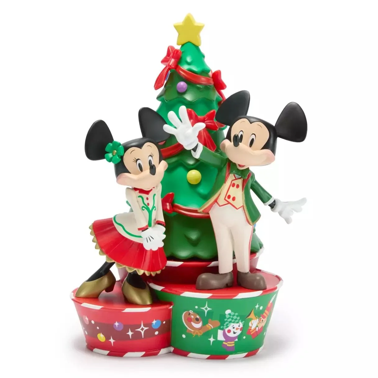 Tate Yotter Mickey &amp; Minnie Holiday Figure