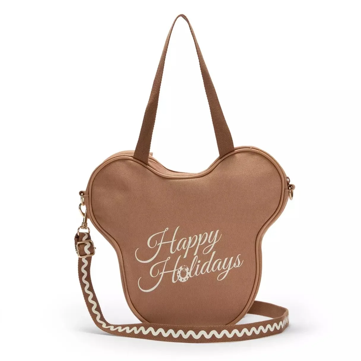 Mickey Gingerbread Mini Big Face Canvas Tote