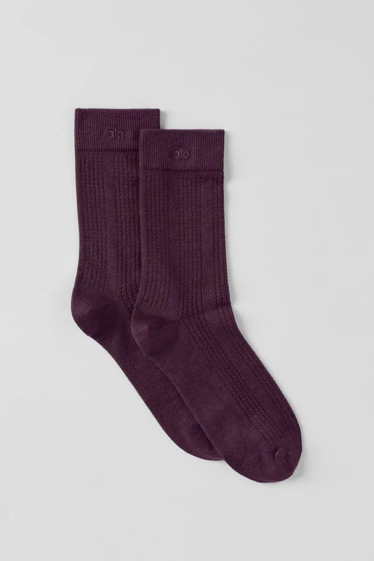 Cashmere Mesh Sock