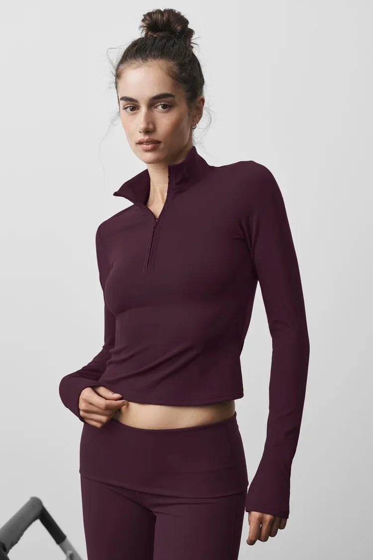 ALO Softsculpt Precision 1/4 Zip Long Sleeve