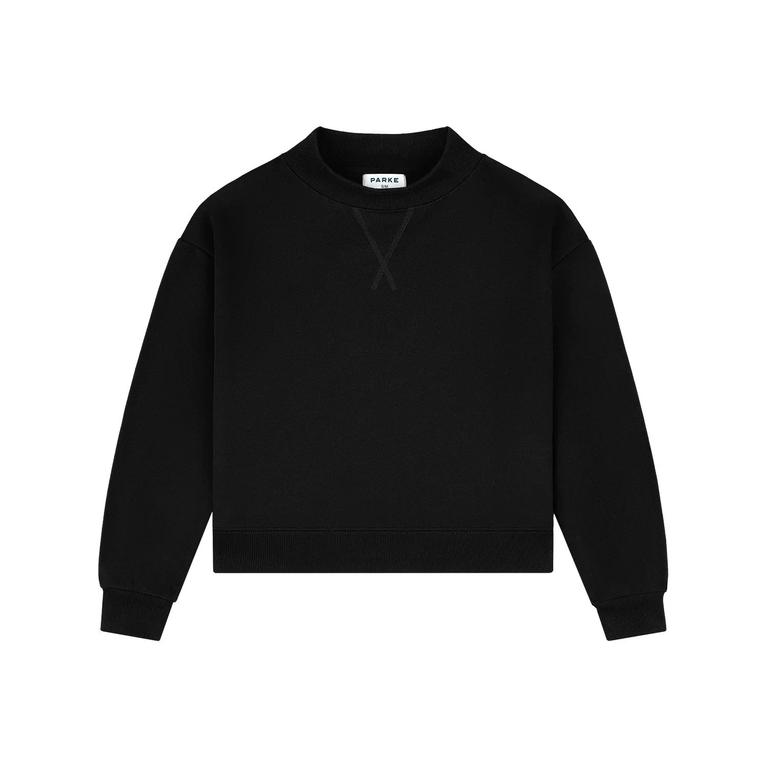 Shrunken Classic Mockneck - Black